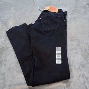 Levis 511 Slim Jeans Mens 28x34 Black Stretch Flex Denim Pants Everyday Preppy